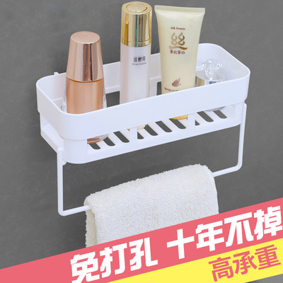 小空间大智慧 卫生间置物架选购指南，免打孔吸壁式收纳用品全解析